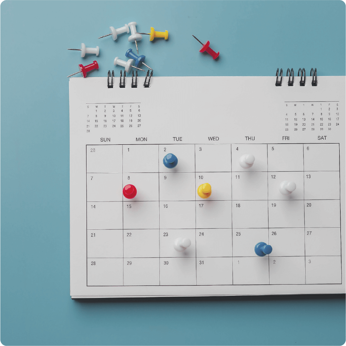 イメージ:柔軟な受講日程と試験環境